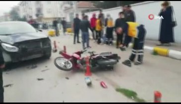 Bursa'da kafa kafaya çarpıştılar: 2 yaralı