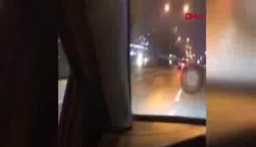 Alkollü sürücü 3 kişinin yaralandığı kazayı canlı yayınlamış