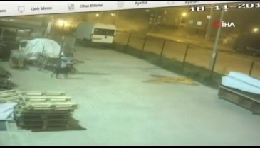 Park halindeki tıra çarptı, motoru metrelerce fırladı