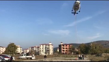 Bursa İznik semalarında uçan helikopterin esrarı çözüldü