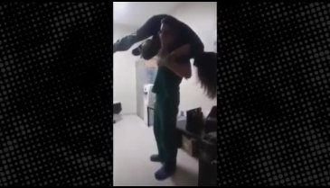 Hastane çalışanlarından uygunsuz eğlence