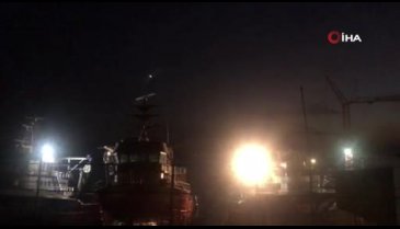 Yalova'da korkutan gemi yangını