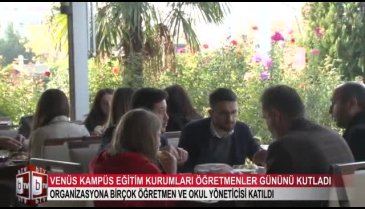 Venüs Kampüs Eğitim Kurumları öğretmenler gününü kutladı!