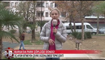 Bursa'da çöplük gibi park! (ÖZEL HABER)