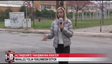 Bursa'da Altınşehir Mahallesi'ne yakışmayan krater! (ÖZEL HABER)