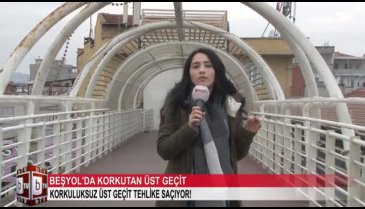 Bursa'da korkutan üst geçit! (ÖZEL HABER)