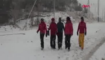 Erzurum kar altında!