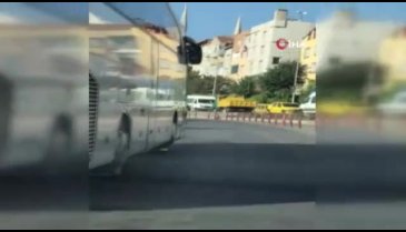 Patenli gencin tehlikeli yolculuğu kamerada