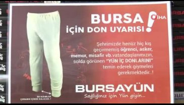 Bursa için 'doğalgaz faturasını düşüren don' uyarısı