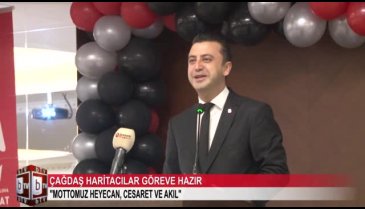 Bursa'da Çağdaş Demokrat Harita Mühendisleri toplandı (ÖZEL HABER)