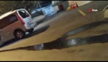 Polisin hırsızı yakaladığı anlar kameraya yansıdı