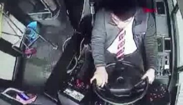 Otobüs şoförüne yumruklu saldırı