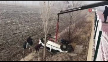 Buzlanma kazaya sebep oldu
