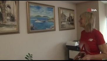 Rosie Swale Pope, Türk çayı içti, Atatürk posteri önünde poz verdi