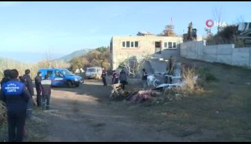 Bursa'da tarım arazisinde kaçak yapılaşmaya müdahale