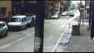 Bursa İnegöl'de yürekleri ağza getiren kaza
