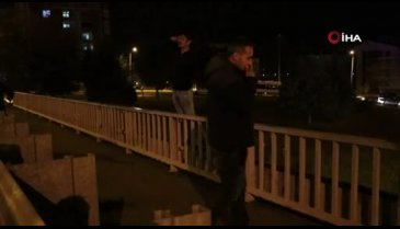 Mahalle bekçilerinin dikkati intiharı önledi