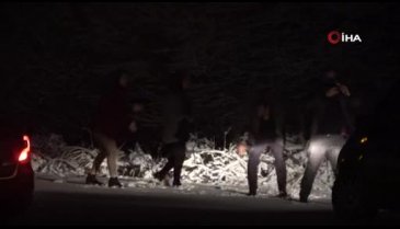 Bolu Dağı'nda kar yağışı etkisini artırdı