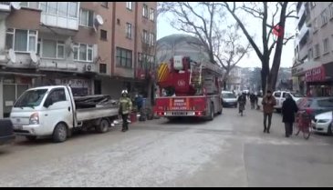 Bursa İnegöl'de ilginç kedi kurtarma operasyonu