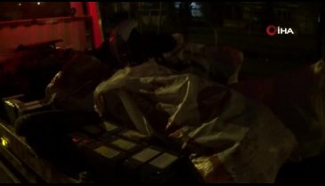 Bursa'da ihbara giden ekipler çok sayıda parçalanmış motosiklet malzemesi ele geçirdi