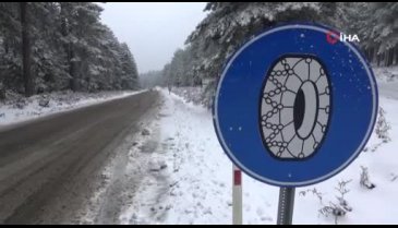 Kazdağları'nda kar yağışı hayatı olumsuz etkiliyor