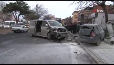 Zincirleme kaza meydana geldi