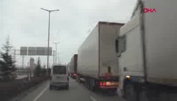 105 TIR şoföründen, 'U-ETDS' protestosu