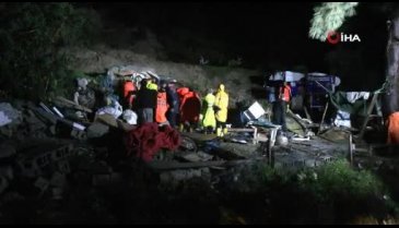 Heyelan altında kalan vatandaş hayatını kaybetti