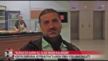 Bursa'da askıda yemek uygulamasının son durağı Keyfim Mutfak oldu (ÖZEL HABER)