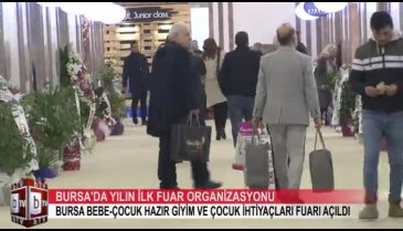 Bursa Bebe-Çocuk Hazır Giyim ve Çocuk İhtiyaçları Fuarı açıldı