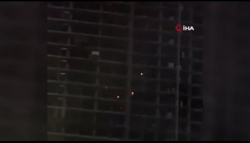 İnşaat halindeki kulede yangın
