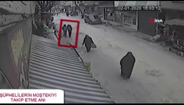 Kapkaç şüphelisi kameraya yakalandı