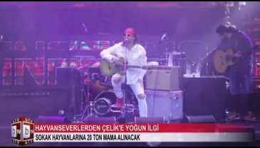 Bursa'da anlamlı konserde Çelik'e yoğun ilgi!
