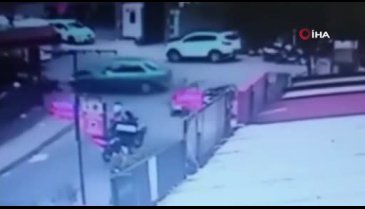Direksiyon başında sızan sürücü dehşet saçtı