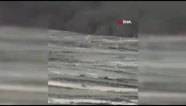 Çamura batan şahsın yardım çığlığı