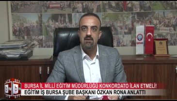 Bursa İl Milli Eğitim Müdürlüğü konkordato ilan etmeli! (ÖZEL HABER)