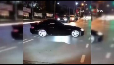 Asker uğurlama konvoyunda 'drift' terörü