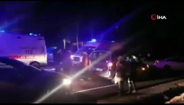 Zincirleme kazada 11 kişi yaralandı