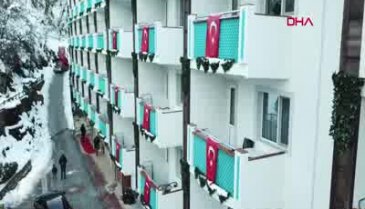 Bursa Oylat Kaplıcaları'nda yarıyıl tatili yoğunluğu
