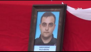 Bursa'da kaza kurşunuyla ölen polis gözyaşlarıyla uğurlandı