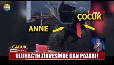 Bursa Uludağ'da facia ucuz atlatıldı! Telesiyejden kaydılar