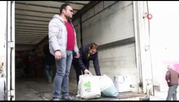 Bursa Mustafkemalpaşa'dan Elazığ'a yardım tırı yola çıktı