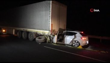 Uşak'ta trafik kazası: 2 ölü