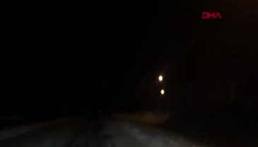 Van'da minibüsün üzerine çığ düştü