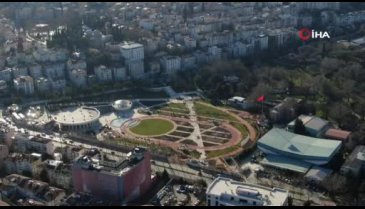 Bursa'nın ilk Millet Bahçesi havadan böyle görüntülendi