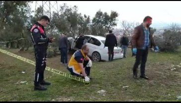 Bursa'da iş adamı, otomobilini çalan genci polis kuzeniyle çapraz ateşe tutarak öldürdü