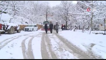 Bursa Osmangazi'de kar seferberliği