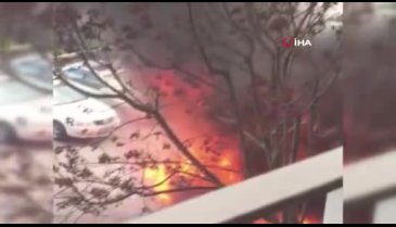Bomba yüklü araç patladı