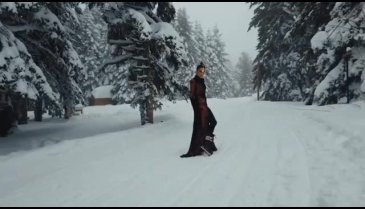 Uludağ'da Deniz Akkaya şov