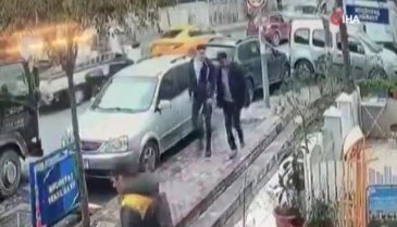 Lüks cipe silahlı saldırı kamerada